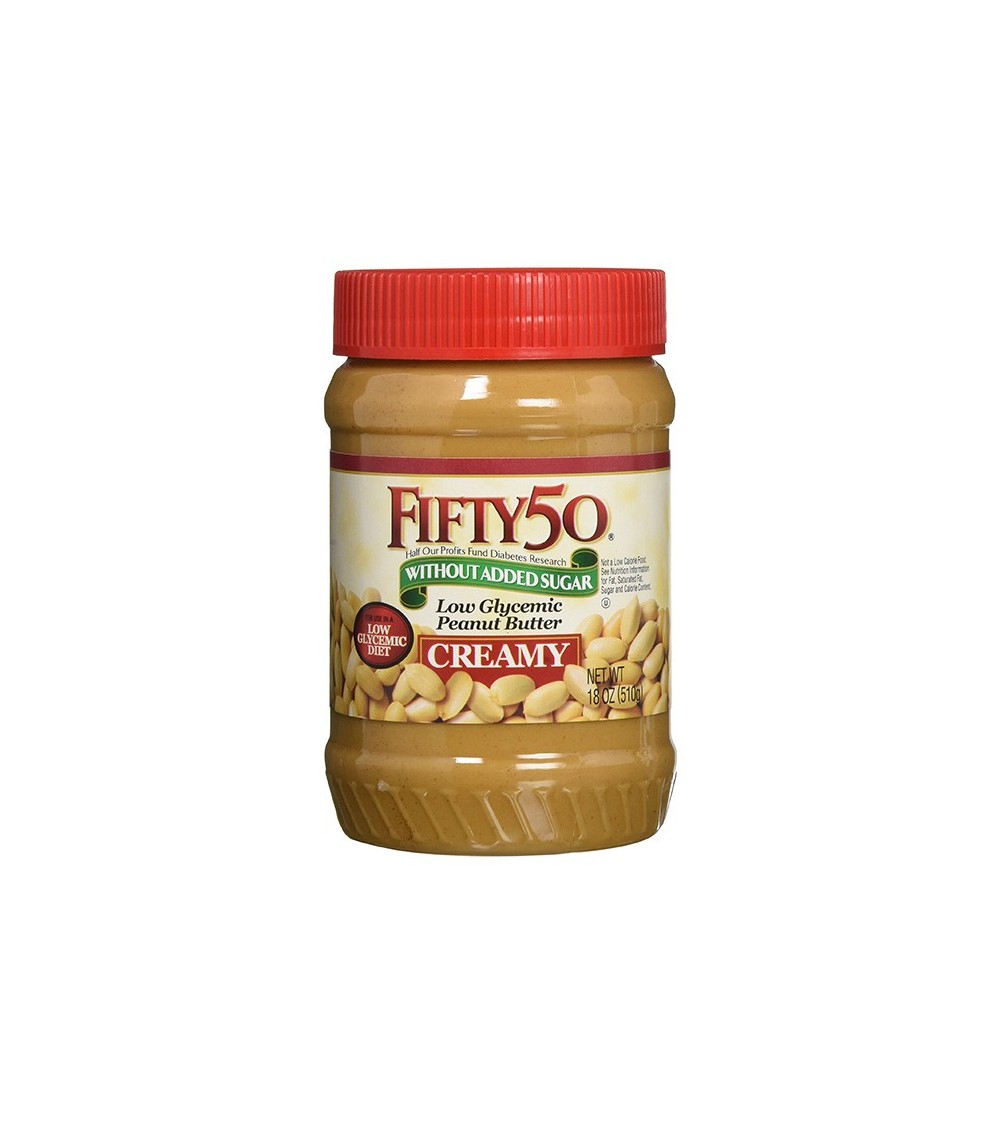 Fifty50 Creamy Peanut Butter Low Sodium 18 oz