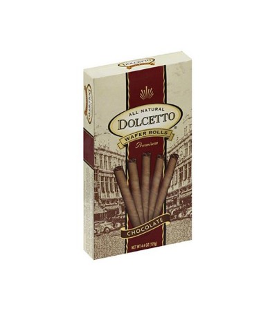 Dolcetto Wafer Roll Chocolate Box 4.4oz