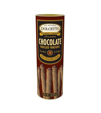 Dolcetto Chocolate Wafer Roll 3 oz