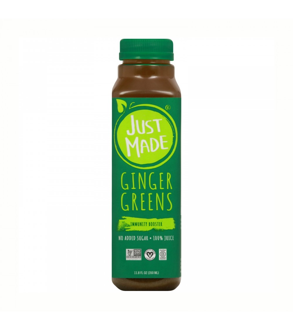 Just Made Ginger Greens Juice 11.8oz